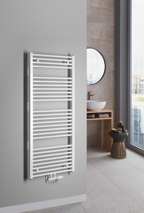 Aqualine Direct badkamer handdoek radiator 60x132cm wit 795Watt