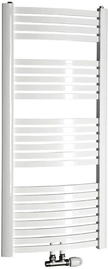 Aqualine Sting handdoek badkamer radiator 55x124cm wit 589Watt