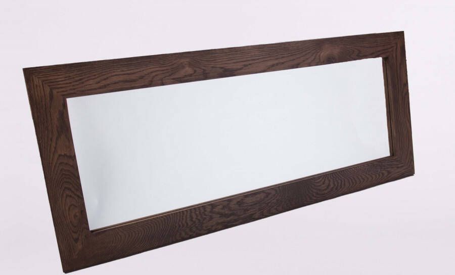 B-Stone Wood spiegel met donker eiken omlijsting 120x50cm