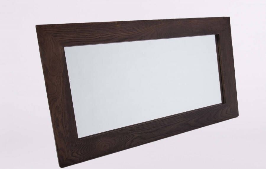 B-Stone Wood spiegel met donker eiken omlijsting 90x50cm