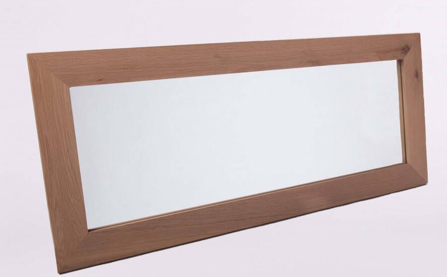 B-Stone Wood spiegel met eiken omlijsting naturel 120x50cm