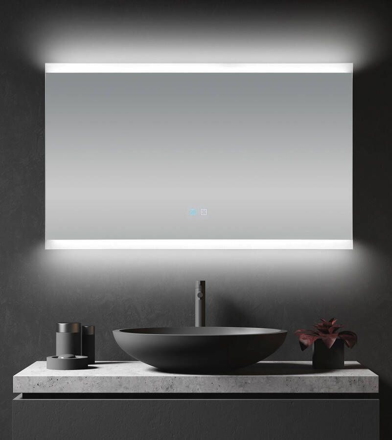 B-Stone Incluso spiegel 120x70cm met LED-verlichting en spiegelverwarming