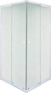 Badstuber Corner frosted 80-90x80-90cm douchecabine matglas