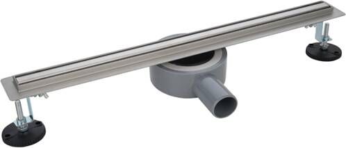 Badstuber douchegoot 60cm RVS