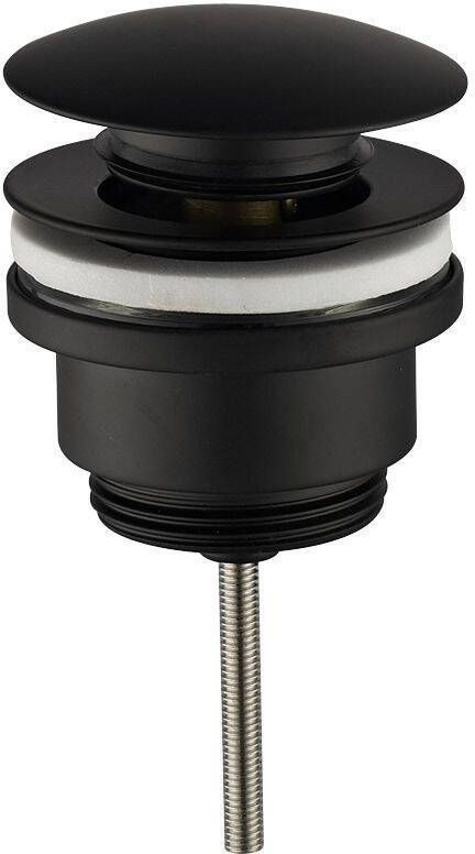 Badstuber Elite mat zwarte afvoerplug met kliksysteem