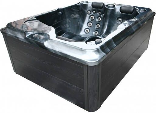 Badstuber Fiji outdoor whirlpool 2 persoons parelgrijs