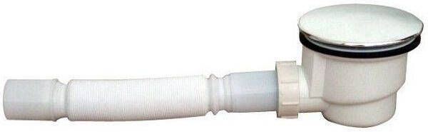 Badstuber Flex douchebak sifon voor 60mm met flexibele slang
