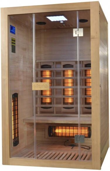 Badstuber Malmö infrarood sauna 120x105cm 2 persoons