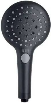 Badstuber Navy handdouche met 3 standen zwart mat