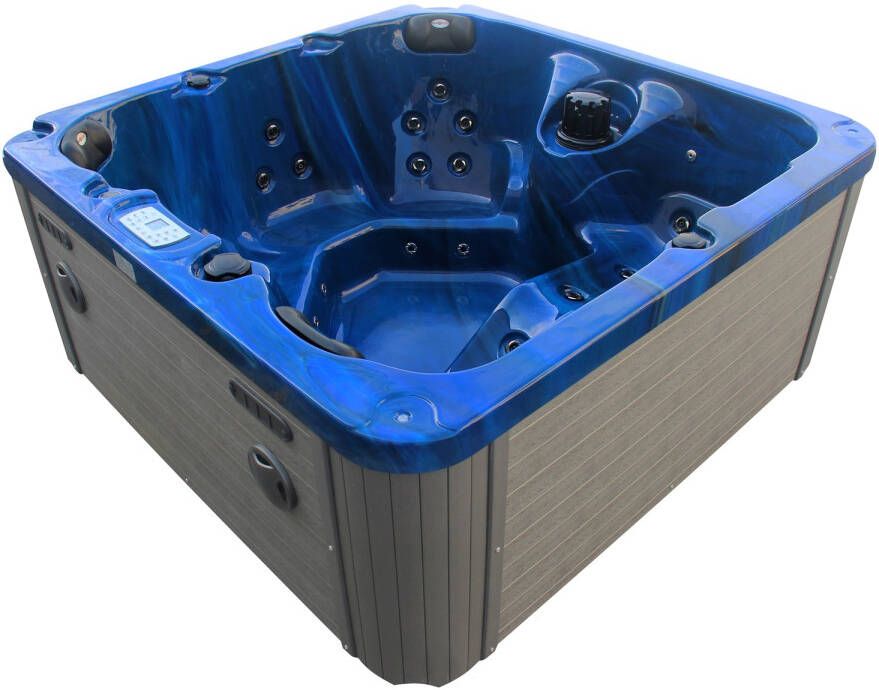 Badstuber Palma outdoor whirlpool 5-persoons blauw