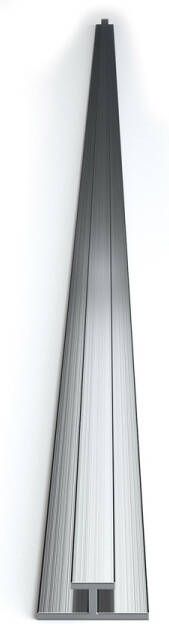 Badstuber Sanowall verbindingsprofiel recht zilver