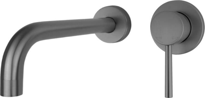 Best Design Belize Moya inbouw wastafelkraan gunmetal