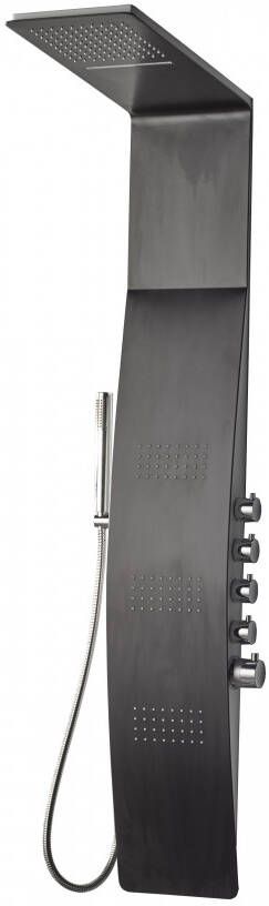 Best Design Best-Design Berdorf douchepaneel aluminium mat-zwart