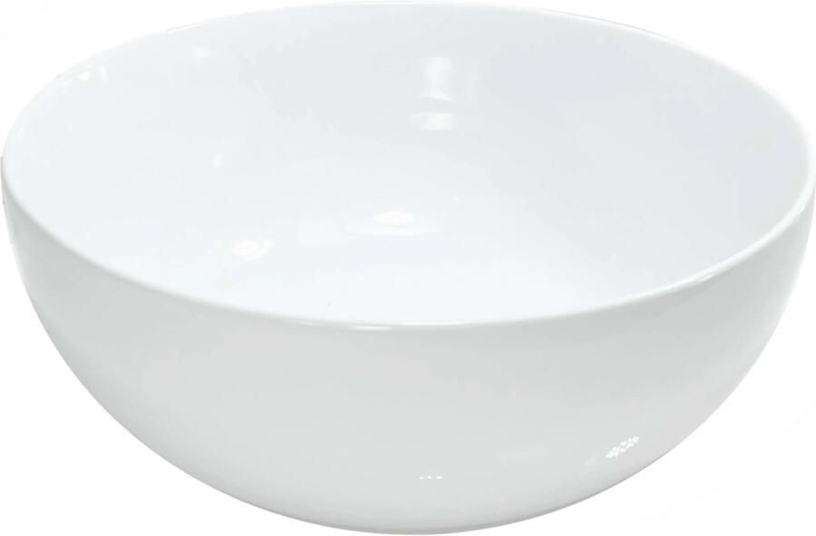 Best Design Deff opbouw waskom Ø38.5x15.5cm wit glans