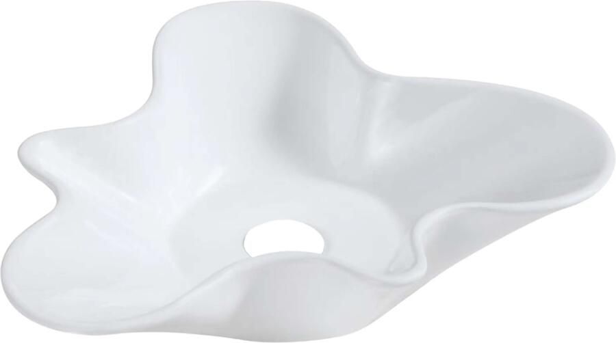 Best Design Fior organische opbouw waskom 51x49cm wit mat