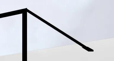 Best Design Noire stabilisatiestang 120cm zwart mat