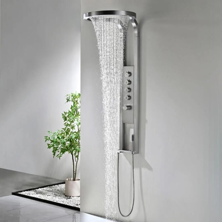 Best Design Ore Future thermostatisch douchepaneel RVS