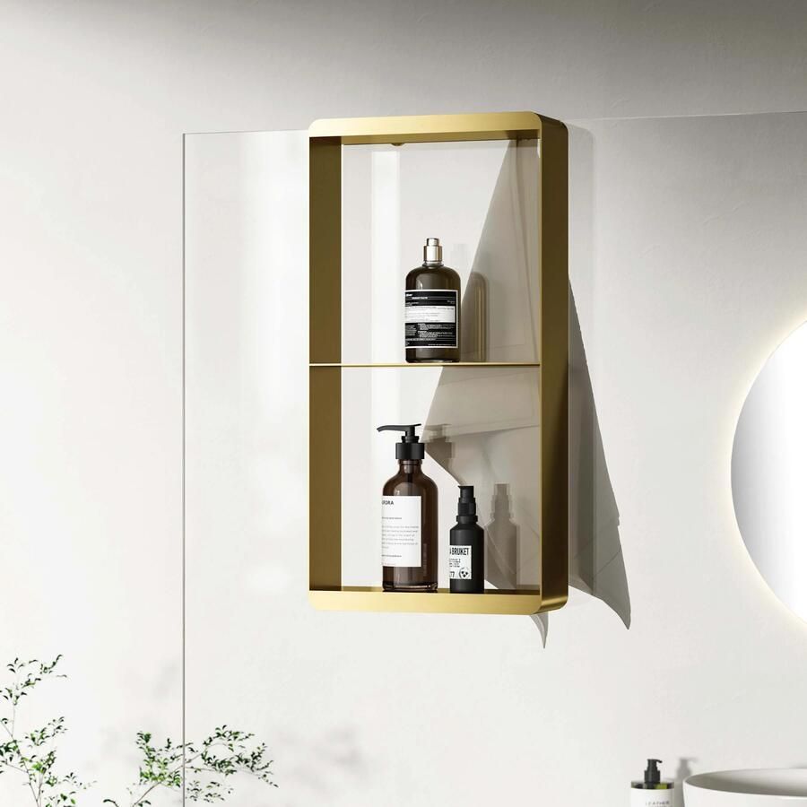 Best Design Soap Nancy doucherek 2 laags 50x25cm goud mat