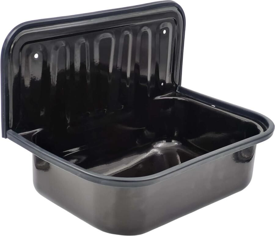 Best Design Suula uitstortgootsteen 50x33cm zwart