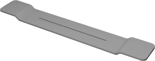 Best Design Hinza badplank 95cm solid surface lava grijs