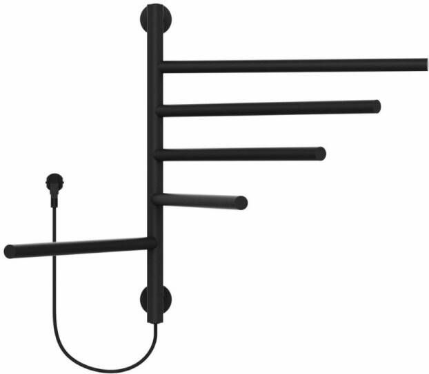 Best Design Hover elektrische radiator 75W zwart mat