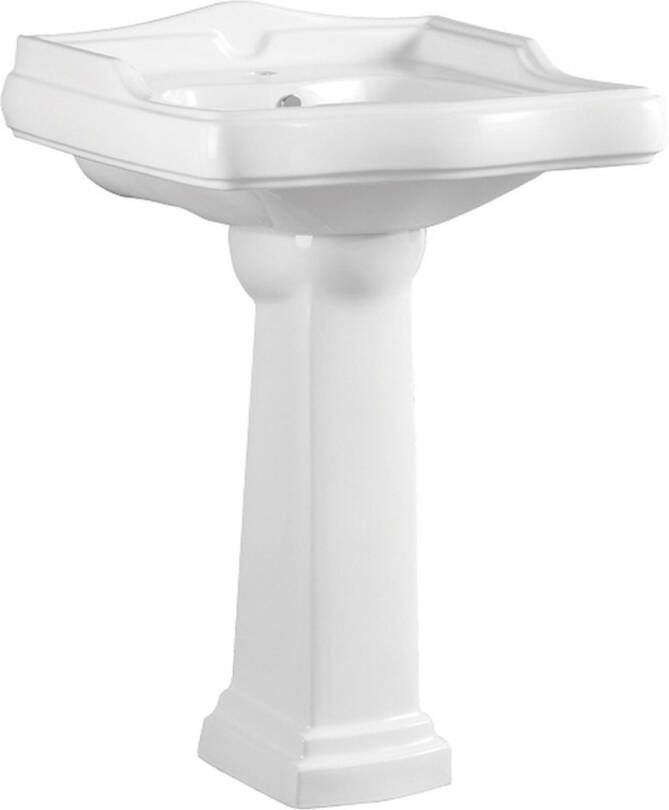 Best Design Liberty London staande wastafel 61x52x89cm wit glans