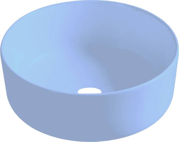 Best Design Luzz waskom 40cm keramiek lichtblauw mat