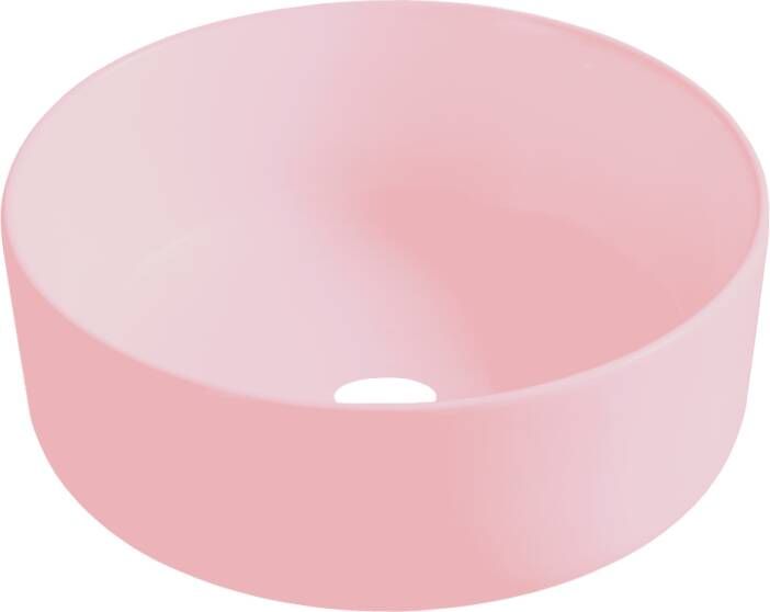 Best Design Luzz waskom 40cm keramiek lichtroze mat