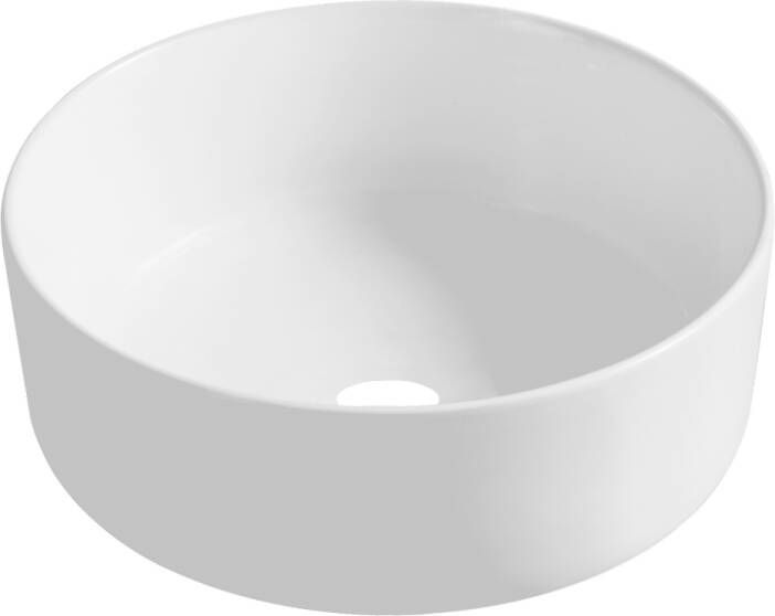 Best Design Luzz waskom 40cm keramiek wit mat