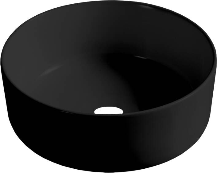 Best Design Luzz waskom 40cm keramiek zwart mat