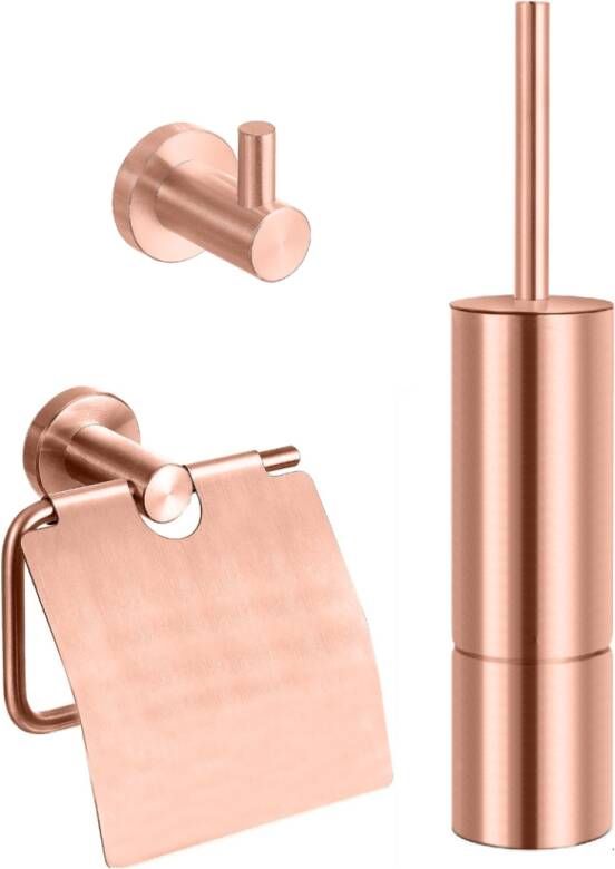 Best Design Lyon toilet accessoires set rosé goud