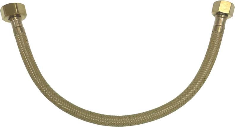 Best Design Nancy flexibele aansluitslang 35cm 1 2" x 3 8" goud mat