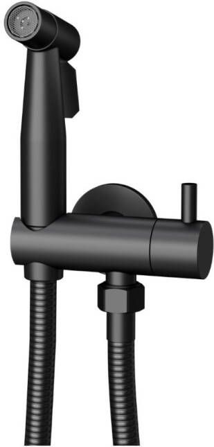 Best Design Nero knijp handdoucheset zwart mat