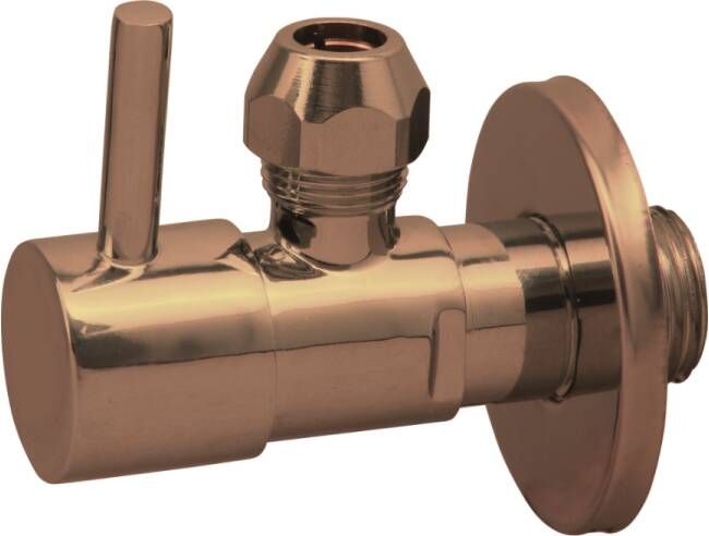 Best Design Solara Dijon hoekstopkraan 1 2" x 3 8" sunny bronze