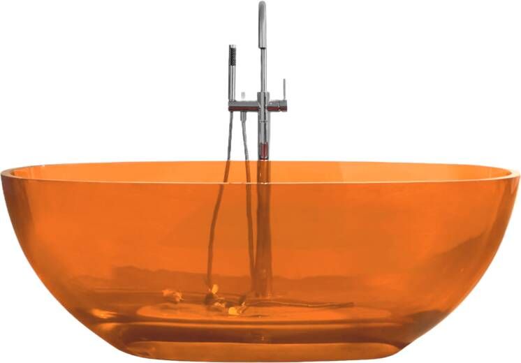 Best Design Transpa Orange vrijstaand bad 170x78x56cm