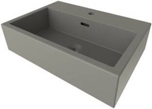 Bocchi Solid wastafel 60x40cm mat grijs