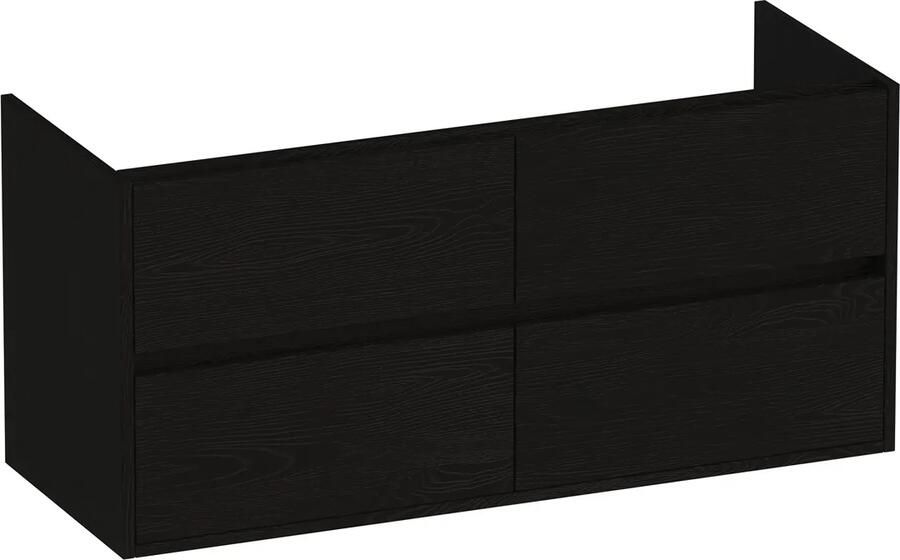 Brauer Adore onderkast 120cm met 4 softclose lades timber black
