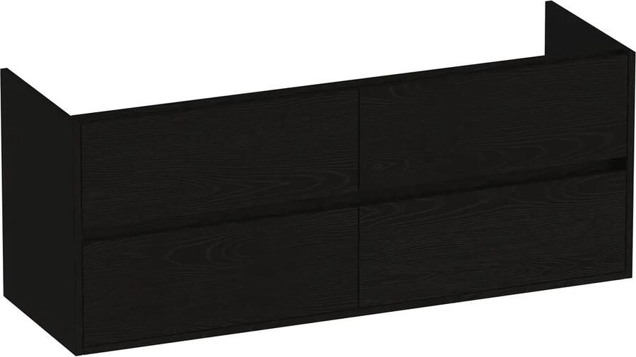 Brauer Adore onderkast 140cm met 4 softclose lades timber black