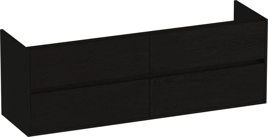 Brauer Adore onderkast 160cm met 4 softclose lades timber black