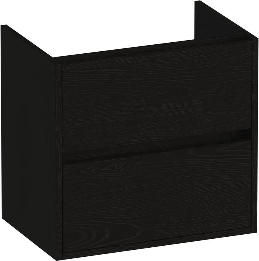 Brauer Adore onderkast 60cm met 2 softclose lades timber black