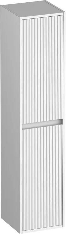 Brauer Adore Wavy kolomkast ribbelfront 160cm wit mat