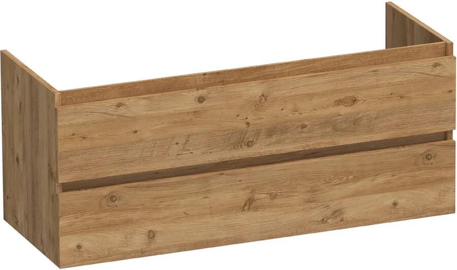 Brauer Joy onderkast 120cm met 2 softclose lades en 2 sifon uitsparingen chateau