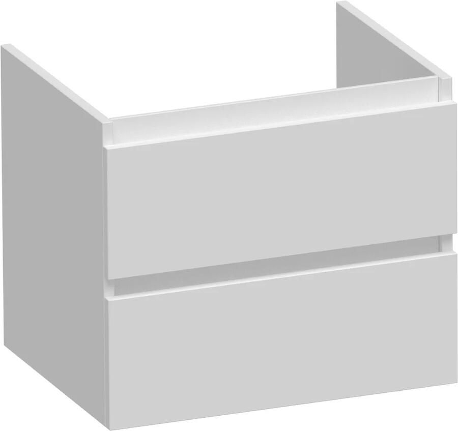 Brauer Joy onderkast 60cm met 2 softclose lades wit mat