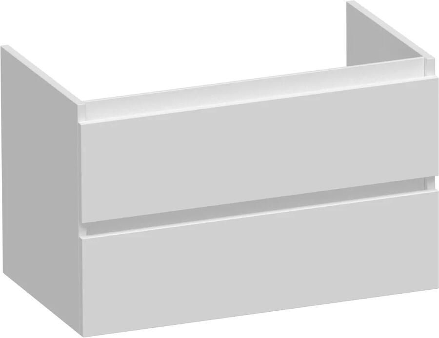 Brauer Joy onderkast 80cm met 2 softclose lades wit mat