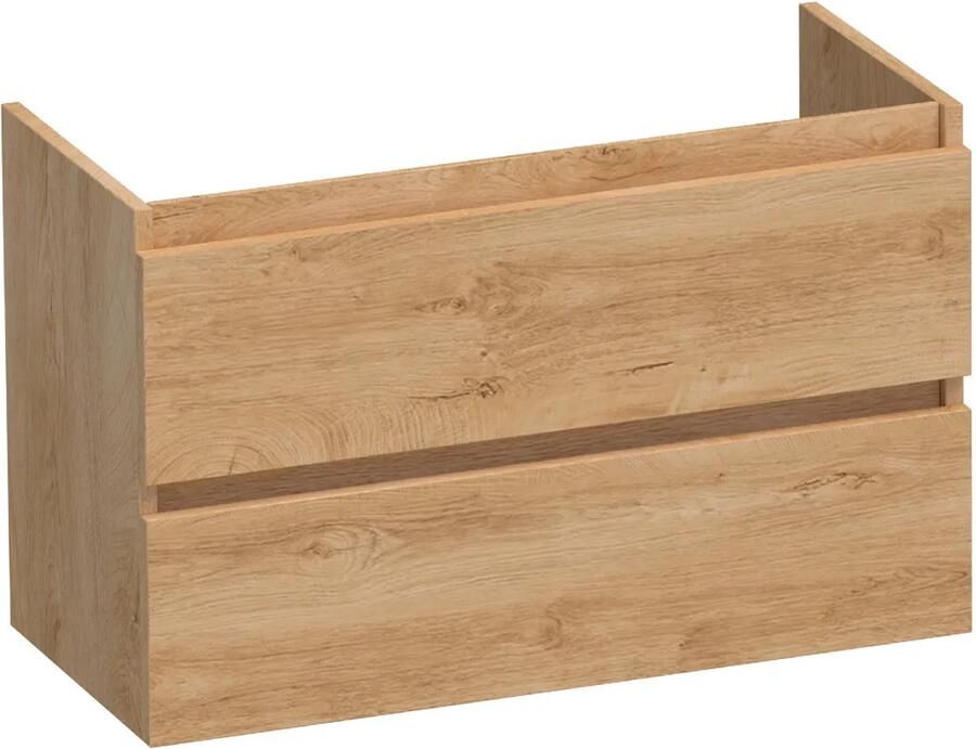 Brauer Joy onderkast ondiep 80cm met 2 softclose lades forest tan
