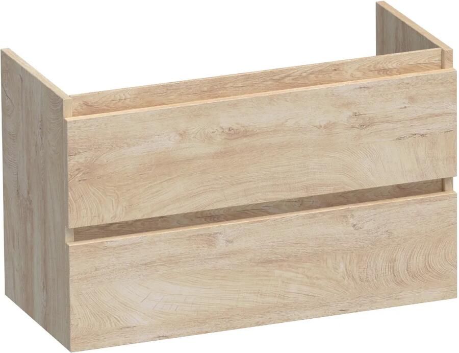 Brauer Joy onderkast ondiep 80cm met 2 softclose lades forest wheat