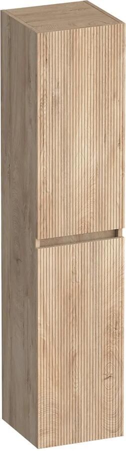 Brauer Joy Wavy hoge kast ribbelfront 160cm forest wheat