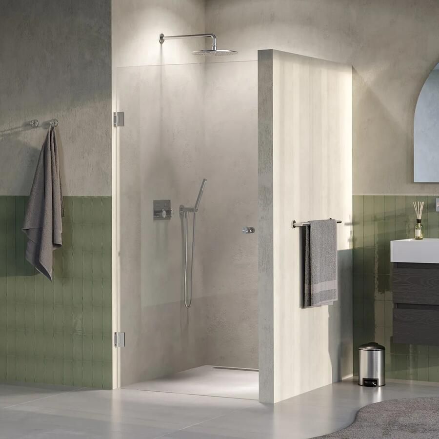 Brauer Void Carving profielloze nisdeur 90cm RVS geborsteld PVD