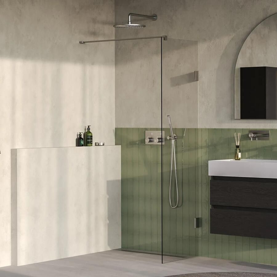 Brauer Void profielloze inloopdouche 50cm RVS geborsteld PVD