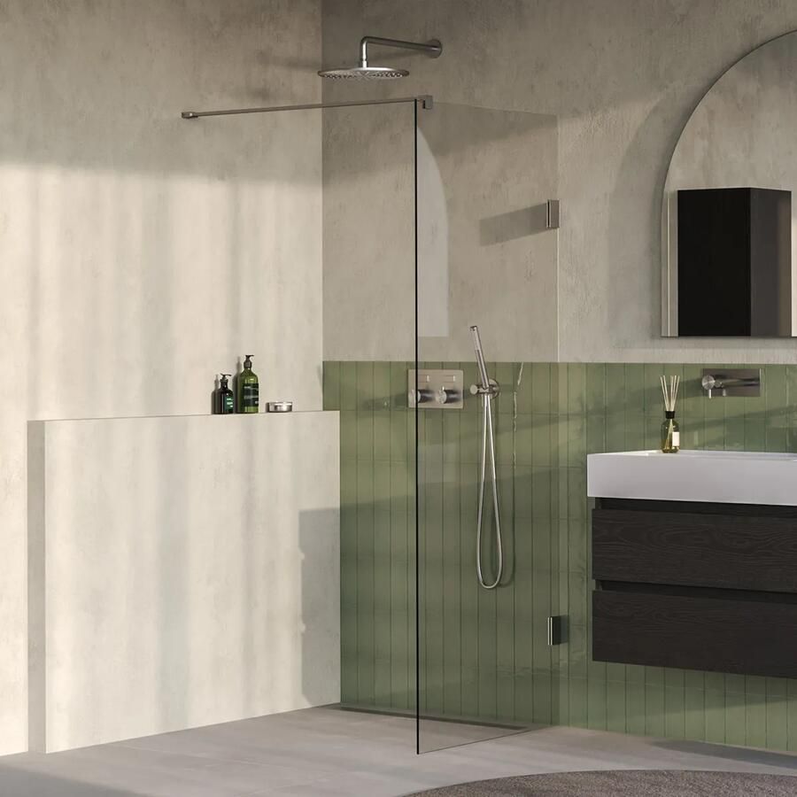 Brauer Void profielloze inloopdouche 70cm RVS geborsteld PVD